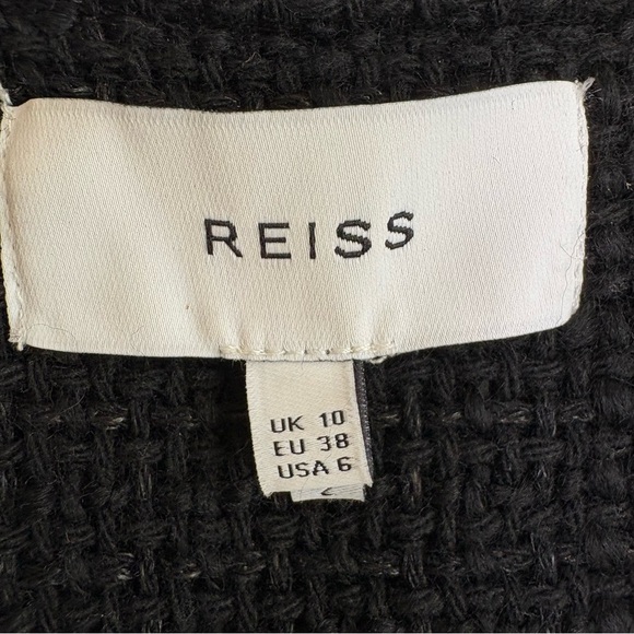 REISS Esmie Cropped Jacket Double Breasted Wool Blend Size 6 - Picture 5 of 13